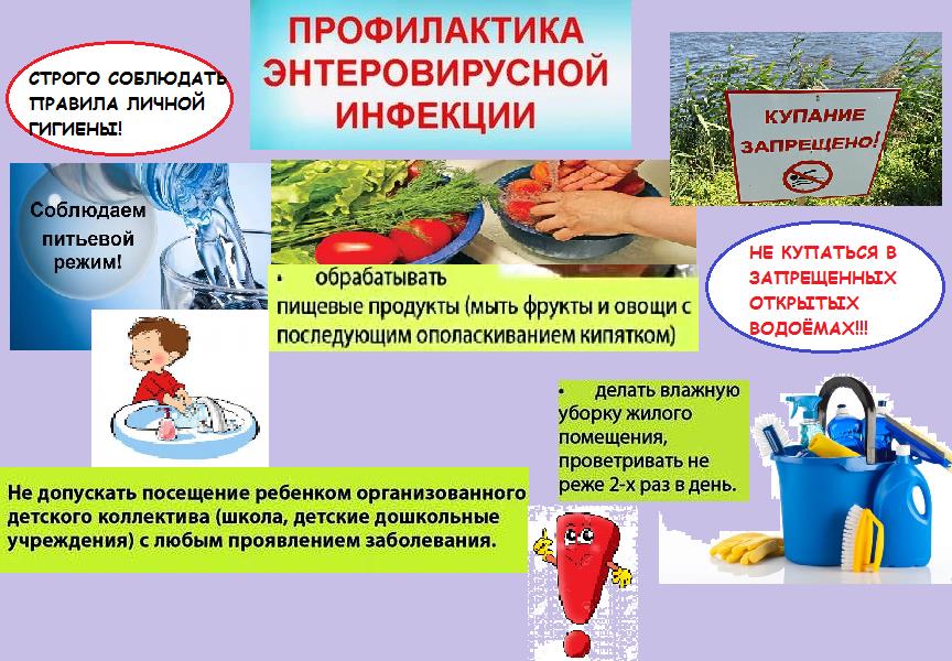 Памятка по профилактике энтеровирусной инфекции.